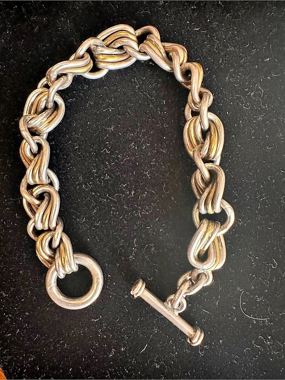925 silver Toggle Chain Bracelet